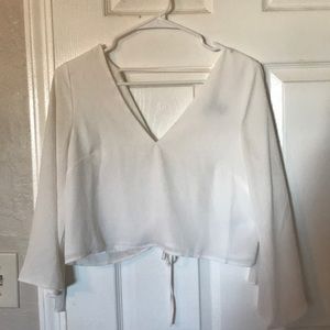 White v top blouse